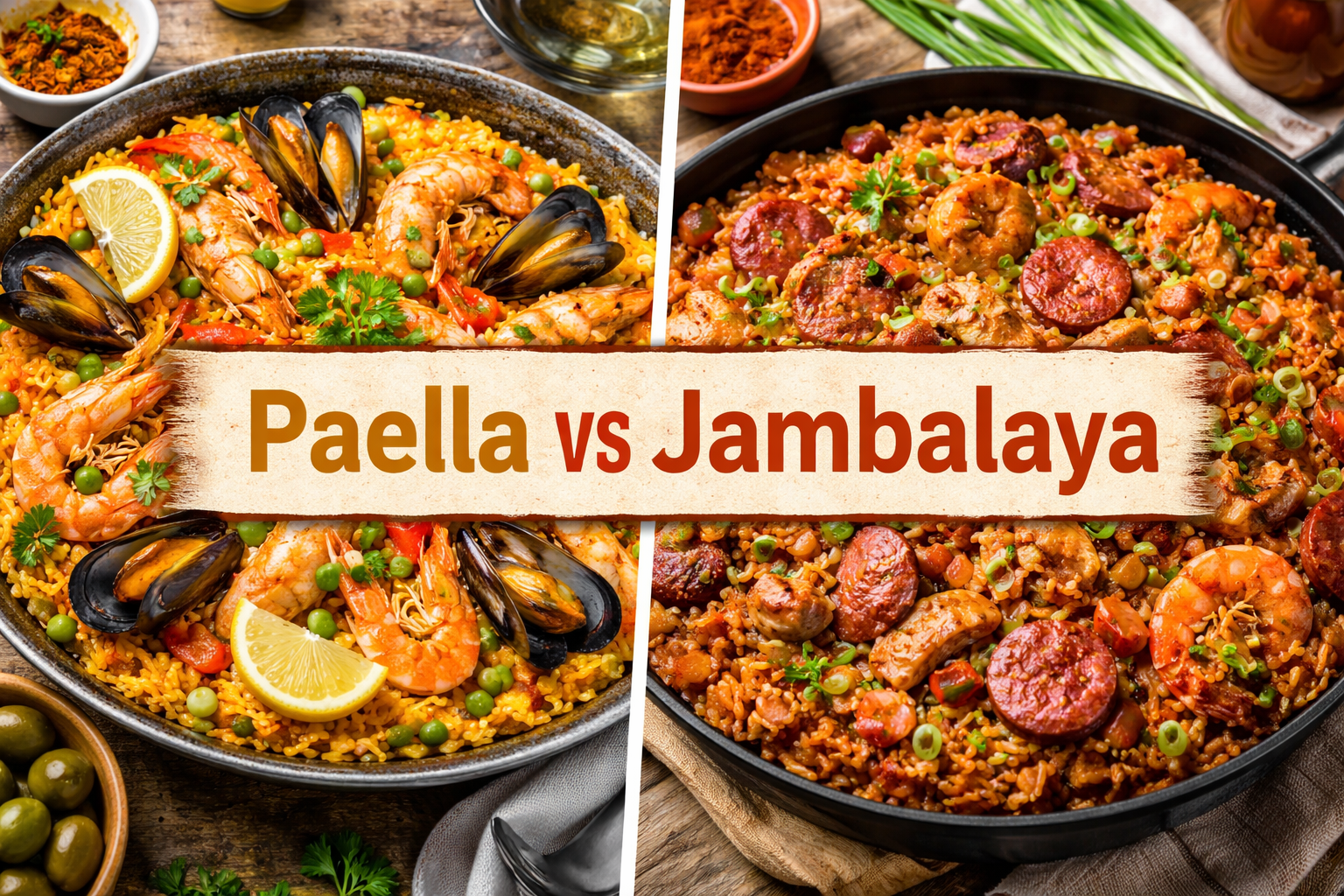 Paella vs Jambalaya
